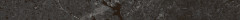 Плитка KMB2SPA002BR Бордюр Тубкаль чёрный глянцевый обрезной 30x2,5x1,9