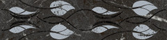 Плитка KMB3STA003BR Бордюр Тубкаль чёрный глянцевый обрезной 30x7,2x0,9