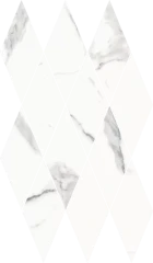 620110000202 Stellaris Statuario White Mosaico Diamond Lux 28x48