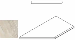 620090000203 WHITE BORDO ROUND SX 30x60
