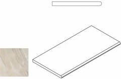  620090000201 WHITE BORDO ROUND 30x60