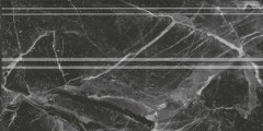 Плитка FMA034R Плинтус Коррер чёрный глянцевый обрезной 30x15x1,7