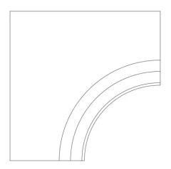 620090000794 Drift White Bordo Curvilineo Svasato R 30 60x60