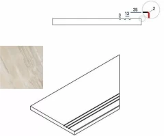  620090000208 WHITE BORDO GRIP DX 30x60