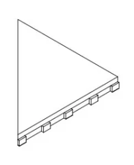 620090000832 Griglia Frame 10 Destro-Right 25x25