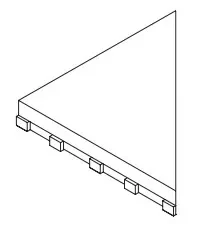 620090000829 Griglia Frame 20 Sinistro-Left 25x25
