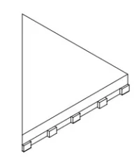 620090000828 Griglia Frame 20 Destr-Right 25x25