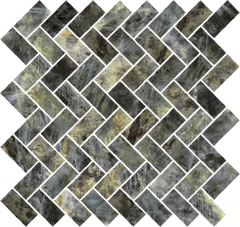 620110000219 Stellaris Madagascar Dark Mosaico Cross Nat 31.5x29.7