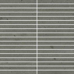 610110001210 Avantgarde Black Mosaico Strip 30x30