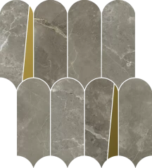 620110000234 Stellaris Tuscania Grey Mosaico Elegant Lux 32.5x36.1