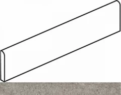 610130005355 Discover Grey Battiscopa 7.2x60