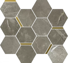 620110000225 Stellaris Tuscania Grey Mosaico Chic Nat 28.3x32.8