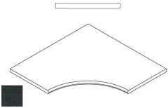 620090000409 Titanio Bordo Angolare Round 30 60x60