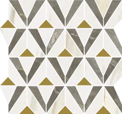 600110000976 Stellaris Grey Mosaico Orpheus Lux 33.8x31.5