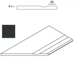 620090000412 Titanio Bordo Svasato Round SX 30x60