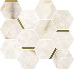 620110000223 Stellaris Crystal Pure Mosaico Chic Nat 28.3x32.8
