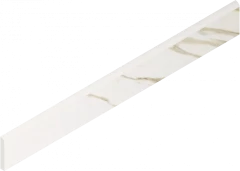 610130007450 Stellaris Calacatta Gold Battiscopa Nat 7.2x60