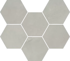 620110000188 Continuum Silver Mosaico Hexagon 25x29