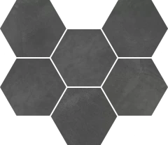 620110000190 Continuum Petrol Mosaico Hexagon 25x29