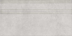 Плитка FME021R Плинтус Догана серый светлый матовый обрезной 20x40x1,6