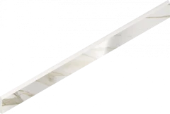 610130007473 Stellaris Calacatta Gold Battiscopa Lux 7.2x80