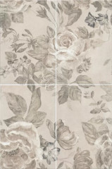 Плитка 82714x3F Александрия светлый 40х60 панно из 4 частей 20х30