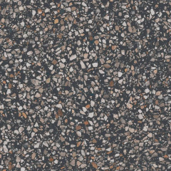 Керамогранит KM6060G0021R Бричиола чёрный матовый обрезной 60x60x0,9