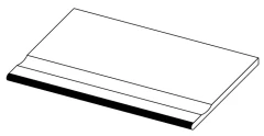 620090000902 Rinascente Clay Bordo Piscina LASTRA 20mm 30x60