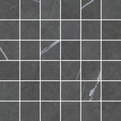 610110000917 Metropolis Imperial Black Mosaico Nat 30x30