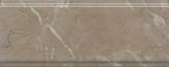 Плитка BDA027R Бордюр Серенада бежевый тёмный глянцевый обрезной 30x12