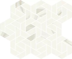 620110000152 Metropolis Calacatta Gold Mosaico Icon 28.6x34.7