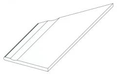 620090000922 Rinascente Grey Bordo Piscina Angolo Sx LASTRA 20mm 30x60