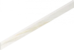 610130007465 Stellaris Carrara Ivory Battiscopa Nat 7.2x80