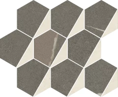 620110000160 Metropolis Mosaico Hexagon Warm Nat 25.4x31
