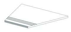 620040000126 Force Fancy Gradino Lineare Angolo Dx 30x60