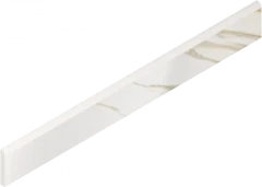 610130007457 Stellaris Calacatta Gold Battiscopa Lap 7.2x60