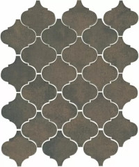 Плитка 65004 Арабески котто коричневый 26x30