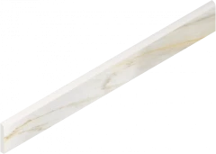  610130007458 Stellaris Carrara Ivory Battiscopa Lap 7.2x60