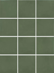 Плитка KM1010G0050N Бахия зелёный глянцевый 29,8х39,8 из 12 частей 9,8x9,8x0,7