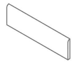  610130005265 Metropolis Royal Ivory Battiscopa Nat Rett 7,2x60