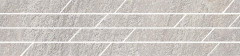 Керамогранит SG144004T Бордюр Гренель серый мозаичный 46,8x9,8x0,9