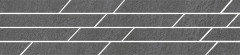 Керамогранит SG144005T Бордюр Гренель серый темный мозаичный 46,8x9,8x0,9