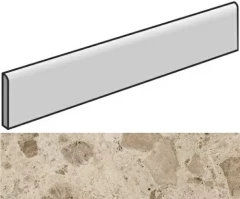 610130005314 Continuum Stone Beige Battiscopa 7.2x80