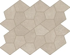  620110000195 Cream Mosaico Kaleido 35.6x27.6