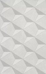 Плитка HGDA5836437 Декор Корредо серый светлый матовый 25x40