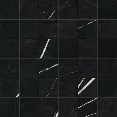 610110001055 Forte dei Marmi Elegant Black Mosaic Lap 30x30