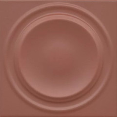 Плитка OBE003 Декор Аква Альта 2 красный матовый структура 20x20x0,95