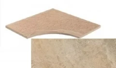 620090000574 Landstone Gold Bordo Curvilineo Svasato Round 30 60x60